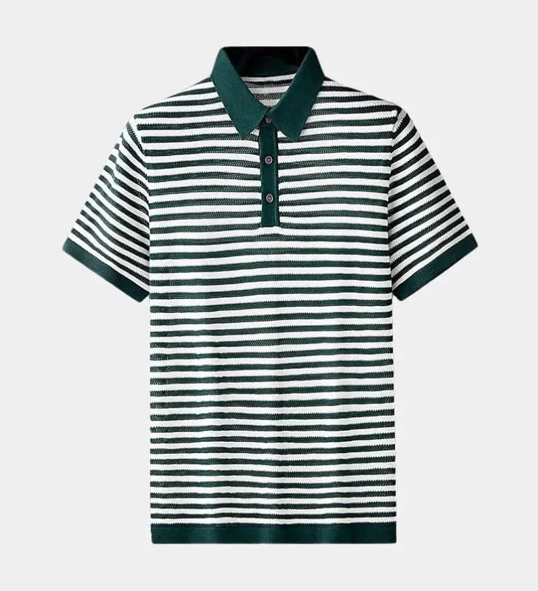 Malthe™ | Klasikinis dryžuotas polo marškinėlis