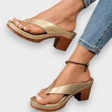 Rodica – Elegantiški mule su kulnu