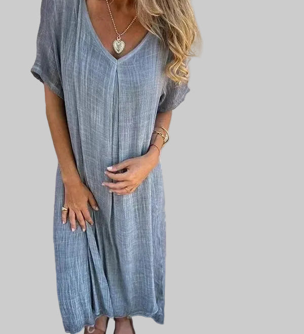 Emilia – Laisva Midi Suknelė