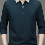 René™ | Elegantiškas Polo Marškinėliai su Ilgomis Rankovėmis