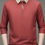 René™ | Elegantiškas Polo Marškinėliai su Ilgomis Rankovėmis