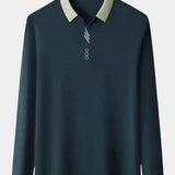 René™ | Elegantiškas Polo Marškinėliai su Ilgomis Rankovėmis