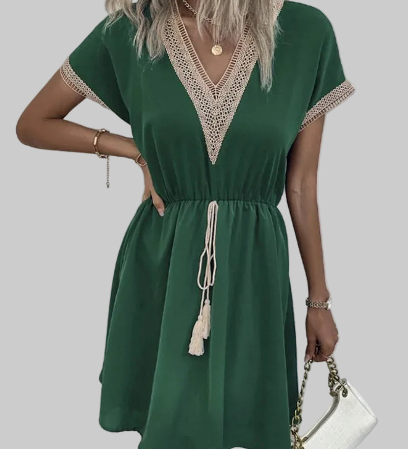 Sabrina - Elegantiška Boho Suknelė