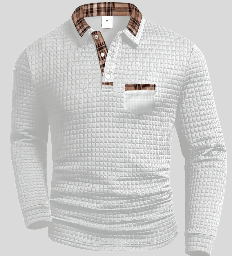 Dominik | Polo marškiniai su juostelėmis – vyriška elegancija