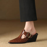 Mara – Premium Mule su Kroko Raštu