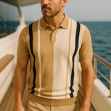 Thomas™ | Retro dryžuotas polo marškinėlis