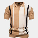 Thomas™ | Retro dryžuotas polo marškinėlis