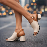Melanie Marie | Slingback bateliai su kulniuku