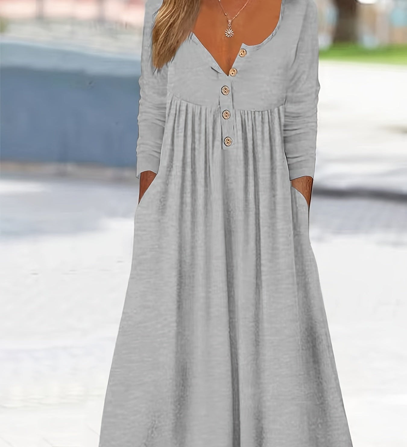 ZARA | MIDI SUKNELĖ SU MYGTUKAIS PRIEKYJE