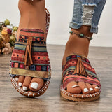 Mihaela – Boho chic šlepetės Ibiza stiliumi