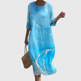 Hayley™ | Elegantiška Maxi Gėlėta Suknelė