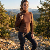 Isla | Rafinuotas ir Universalus Ribo Turtleneck Megztinis