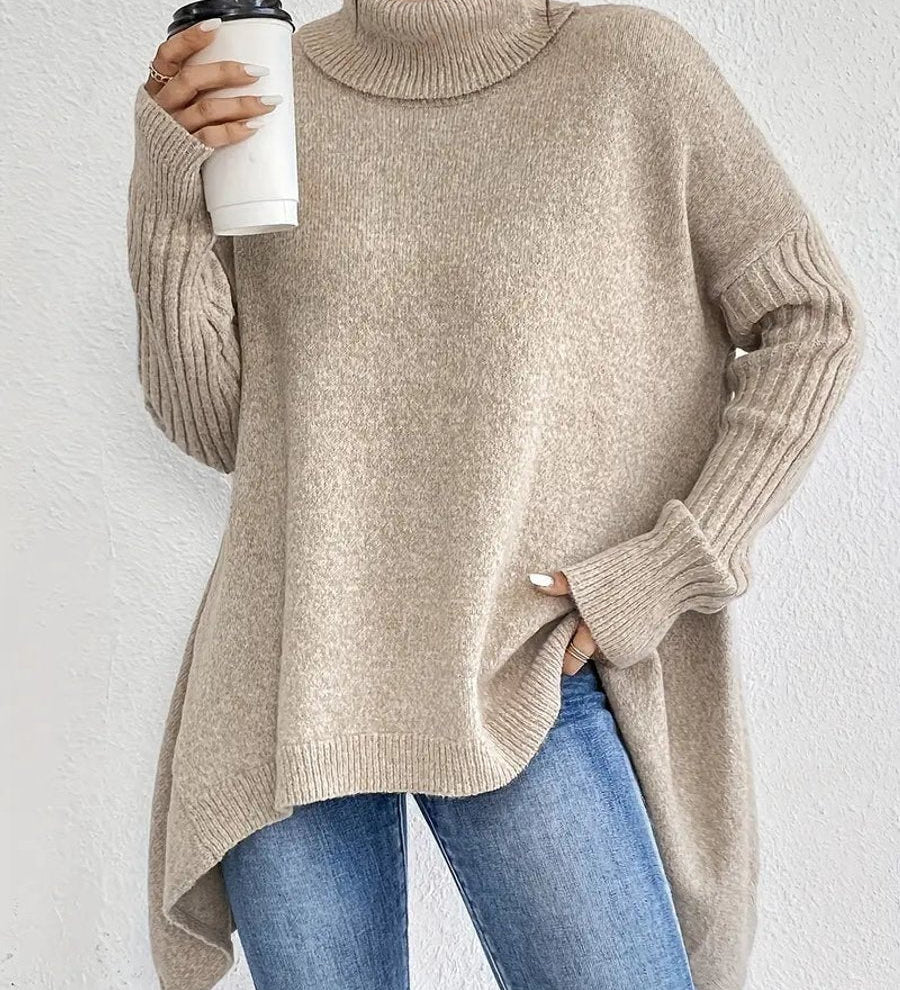 Mila | Patogus ir šiuolaikiškas didelis turtleneck megztinis