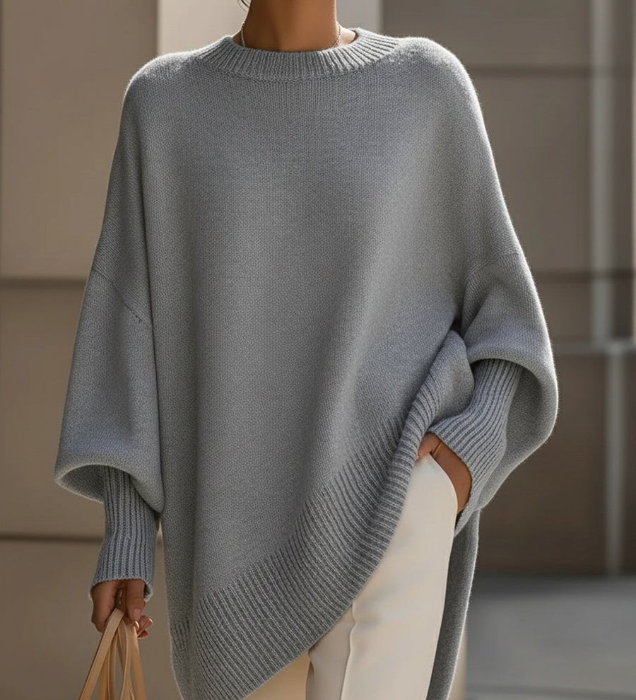 Sienna | Atsipalaidavęs Batwing Per didelis Megztinis