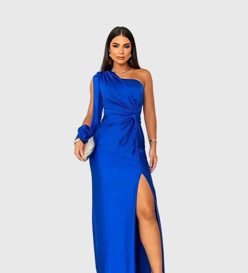 Melyssa | Elegantiška ir Plazdanti Maxi Vakarinė Suknelė