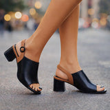 Melanie Marie | Slingback bateliai su kulniuku