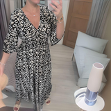 Lillia - Boho Spausdinta Suknelė