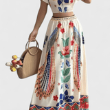 Itzel | Boho rinkinys su etniniais raštais