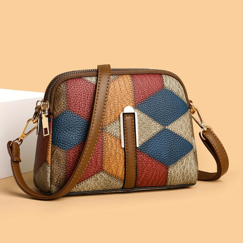 Clio — Mini Kryžminė Rankinė Patchwork