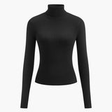 Isla | Rafinuotas ir Universalus Ribo Turtleneck Megztinis