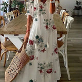 Michaela - Boho Suknelė su Pilvo Dangteliu